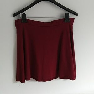 Minnie Circle Skirt In the color Wine